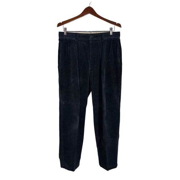 80s Polo Ralph Lauren Nautical Navy Polo Cords Size 32 - Picture 1 of 12